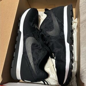 Nike women Black and Gray Athletic Shoes